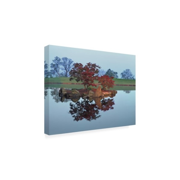 Monte Nagler 'Reflections Hocking Hills Ohio' Canvas Art,35x47